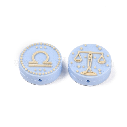 Фокальные бусины из пищевого силикона SIL-Z021-02E-1