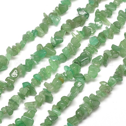 Verts puce aventurine chapelets de perles naturelles X-G-M205-10B-1