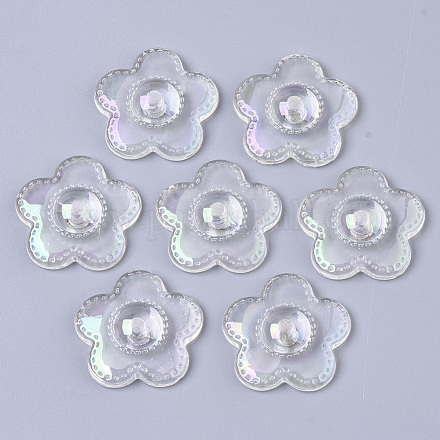 Perles en acrylique transparente X-PACR-R246-058-1