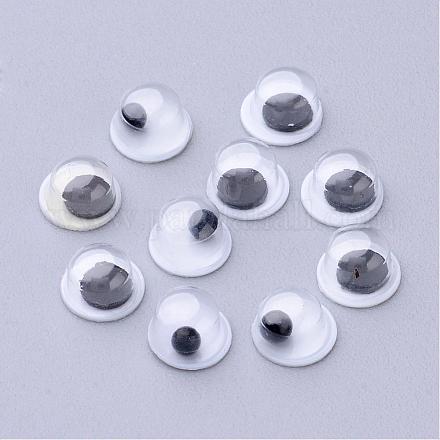Cabuchones de plástico ojo tambaleantes X-KY-S002-5mm-1