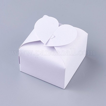 Caja de papel plegable creativa CON-WH0064-E04-1
