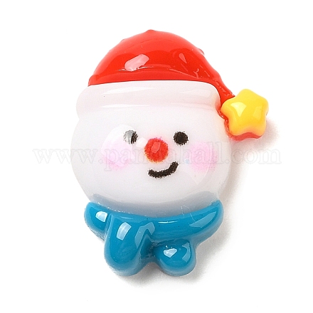 Кабошоны из непрозрачной рождественской смолы RESI-R453-01C-1