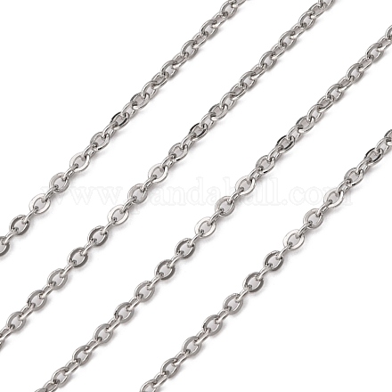 304 Stainless Steel Cable Chains CHS-K002-33-1