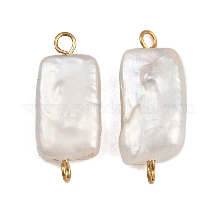 Подвески-пряжки из натурального пресноводного жемчуга Кеши STAS-D378-18G-1