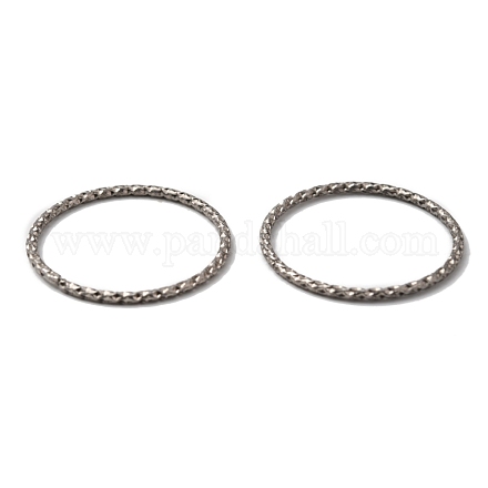 304 Stainless Steel Open Jump Rings Twist Ring STAS-Z015-31B-1