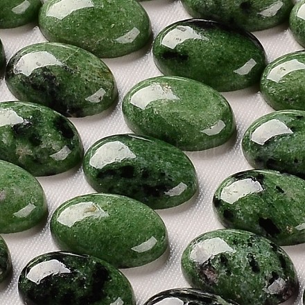 Natural Ruby in Zoisite Gemstone Oval Cabochons G-J329-14-22x30mm-1