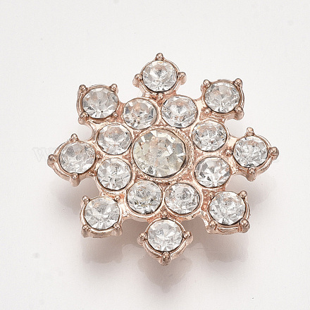 Cabochons Diamante de imitación de la aleación PALLOY-T066-22RG-1