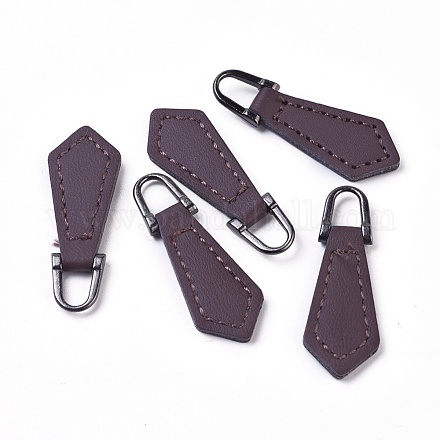 PU Leather Zipper Puller FIND-WH0044-03-1