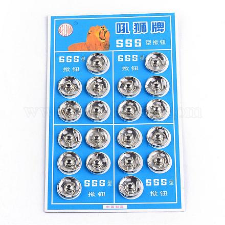 Iron Sewing Snap Button SNAP-R028-12mm-02P-B-1