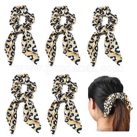 Accessori per capelli per ragazze con stampa leopardata OHAR-L012-001B-1