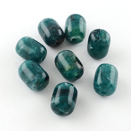 Column Imitation Gemstone Acrylic Beads OACR-R025-06-1