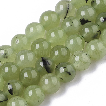 Cordes de perles de calcédoine naturelles G-T129-06-1
