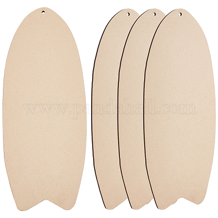 Незавершенные деревянные подвесные украшения WOCR-WR0001-01-1