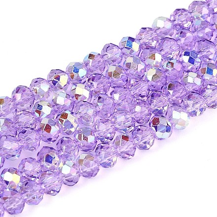 Прозрачные стеклянные бусины EGLA-N016-3mm-03-1