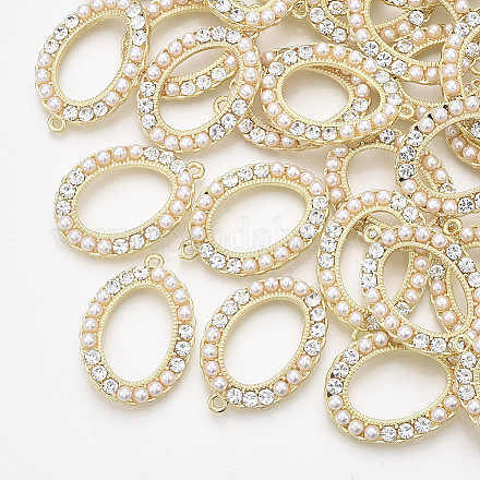 Colgantes de perlas de imitación de plástico abs PALLOY-T071-075-1