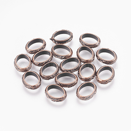 Tibetan Style Alloy Linking Rings RLF10962Y-NF-1