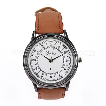Legierung Uhrkopf Armbanduhren WACH-D045-15-1