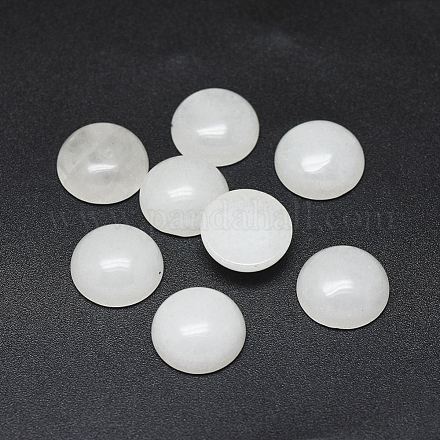 Natürliche weiße Jade Cabochons G-G788-B-11-1