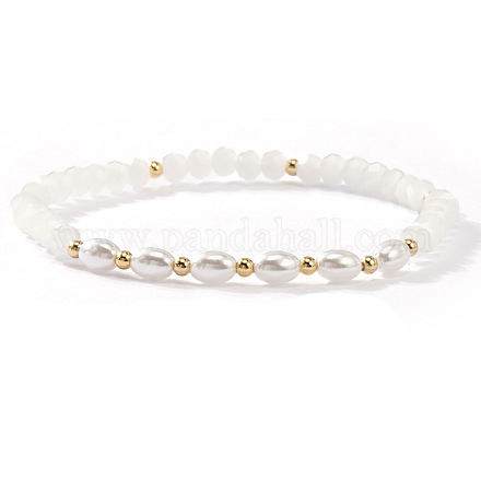 Модные эластичные браслеты для женщин из натурального пресноводного жемчуга&nbsp;SF7008-3-1