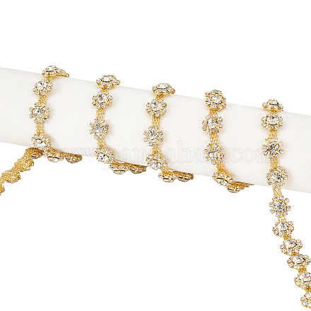 2.5 ярд цепочек со стразами FIND-WH0111-638G-1