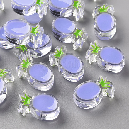 Perles acryliques émail transparent TACR-S155-002J-1