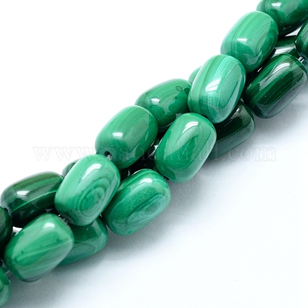 Chapelets de perles en malachite naturelle G-D0011-07A-1