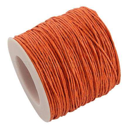 Cordons de fil de coton ciré écologiques YC-R008-1.0mm-161-1