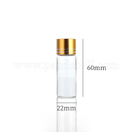 Четкие стеклянные бутылки шарик контейнеры CON-WH0085-77E-02-1