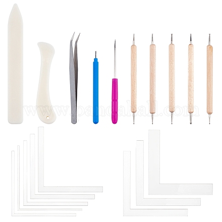 Outils de couteau ouvre-lettre en plastique globleland TOOL-GL0001-02-1