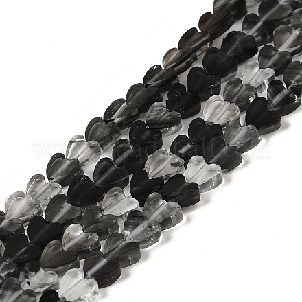 Chapelets de perles vernissées manuelles LAMP-Q035-01P-1