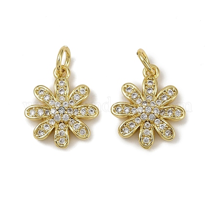 Латунные микро проложить кубического циркония подвески KK-I358-063G-K-1