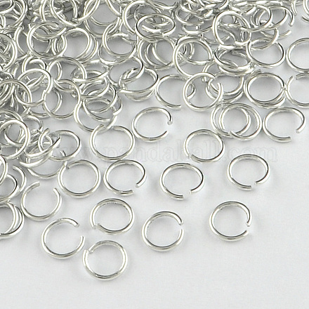 Aluminum Wire Open Jump Rings ALUM-R005-1.0x10-01-1