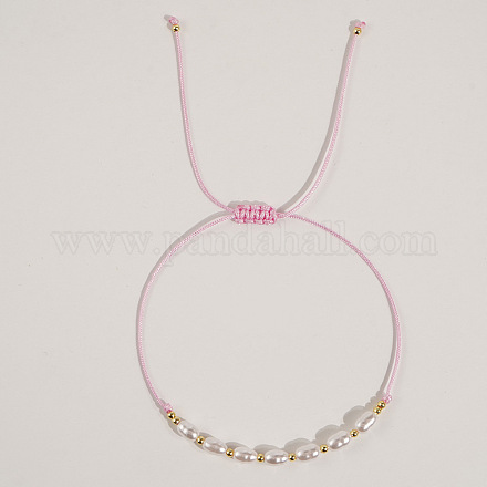 Искусственный жемчуг овальные бусины плетеные браслеты из бисера для женщин UU1188-4-1