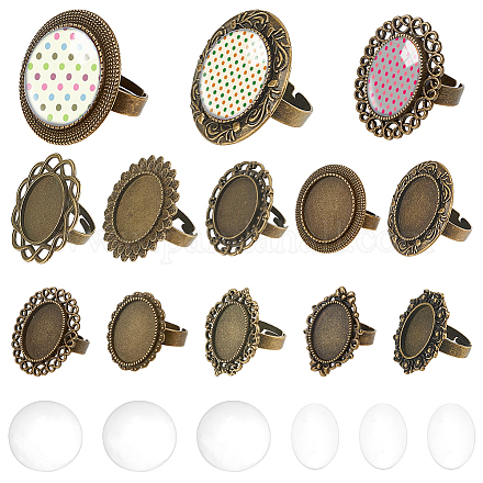 Набор для самостоятельного изготовления колец-куполов DIY-SC0022-20-1