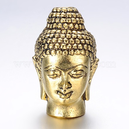 Perline in lega stile tibetano PALLOY-J684-04AG-1