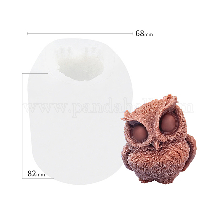 Owl Shape DIY Candle Silicone Molds CAND-PW0008-42C-1