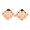 Opaque Resin Decoden Cabochons, Biscuits & Bear, Imitation Food, Sandy Brown, 30x30x8.5~9mm