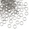 304 Stainless Steel Split Rings, Stainless Steel Color, 10x1.5mm, Inner Diameter: 8.5mm, about 1000pcs/set