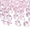 K9 Glass, Imitation Austrian Crystal Beads, Grade AAA, Faceted, Rondelle, Pink, 10x7mm, Hole: 0.9~1mm