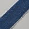 Polyester Lace Trim Ribbon, Clothes Sewing, Marine Blue, 1-5/8 inch(40mm), about 5.47 Yards(5m)/Roll
