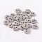 2-Hole Flat Round Resin Sewing Buttons for Costume Design, Light Grey, 11.5x2mm, Hole: 1mm