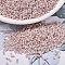 MIYUKI Delica Beads, Cylinder, Japanese Seed Beads, 11/0, (DB1505) Opaque Pink Champagne YellowAB, 1.3x1.6mm, Hole: 0.8mm, about 10000pcs/bag, 50g/bag