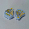 Silicone Beads, Sailboat, Light Sky Blue, 28x25x9mm, Hole: 2.2mm