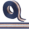 5Yards Polyester Ribbon, Clothes Accessories, Prussian Blue, 1-1/2 inch(38mm), 5yards/set