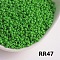 Opaque 8/0 Glass Seed Beads, Round, Lime Green, 8/0, 3.5~4x3mm, about 300pcs/10g