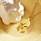 Stylish Stainless Steel Irregular Pendant Necklace for Women's Daily Wear