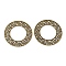 Tibetan Style Alloy Linking Rings, Cadmium Free & Nickel Free & Lead Free, Antique Bronze, 50x1mm, Hole: 29.5mm, about 225~228pcs/1000g