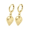 Cone Rack Plated Brass Leverback Dangle Earrings for Women, Lead Free & Cadmium Free, Long-Lasting Plated, Real 18K Gold Plated, 32x10mm