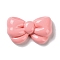 Opaque Resin Decoden Cabochons, Bowknot, Light Coral, 14x23x6.5mm