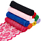 10 Bundles 10 Colors Polyester Flower Lace Trim, for Garment Accessories, Mixed Color, 5-7/8 inch(150mm),1 bundle/color